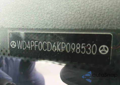 2019 Mercedes-Benz Sprinter 2500 High Roof V6 z USA, uszkodzony, nr VIN WD4PF0CD6KP098530